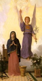 02. The Annunciation (1888) William-Adolphe Bouguereau