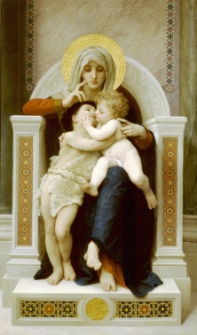 07. The Virgin, the Baby Jesus and Saint John the Baptist (1875) William-Adolphe Bouguereau