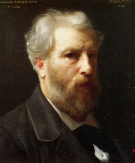 Self-portrait presented to M. Sage (1886) William-Adolphe Bouguereau